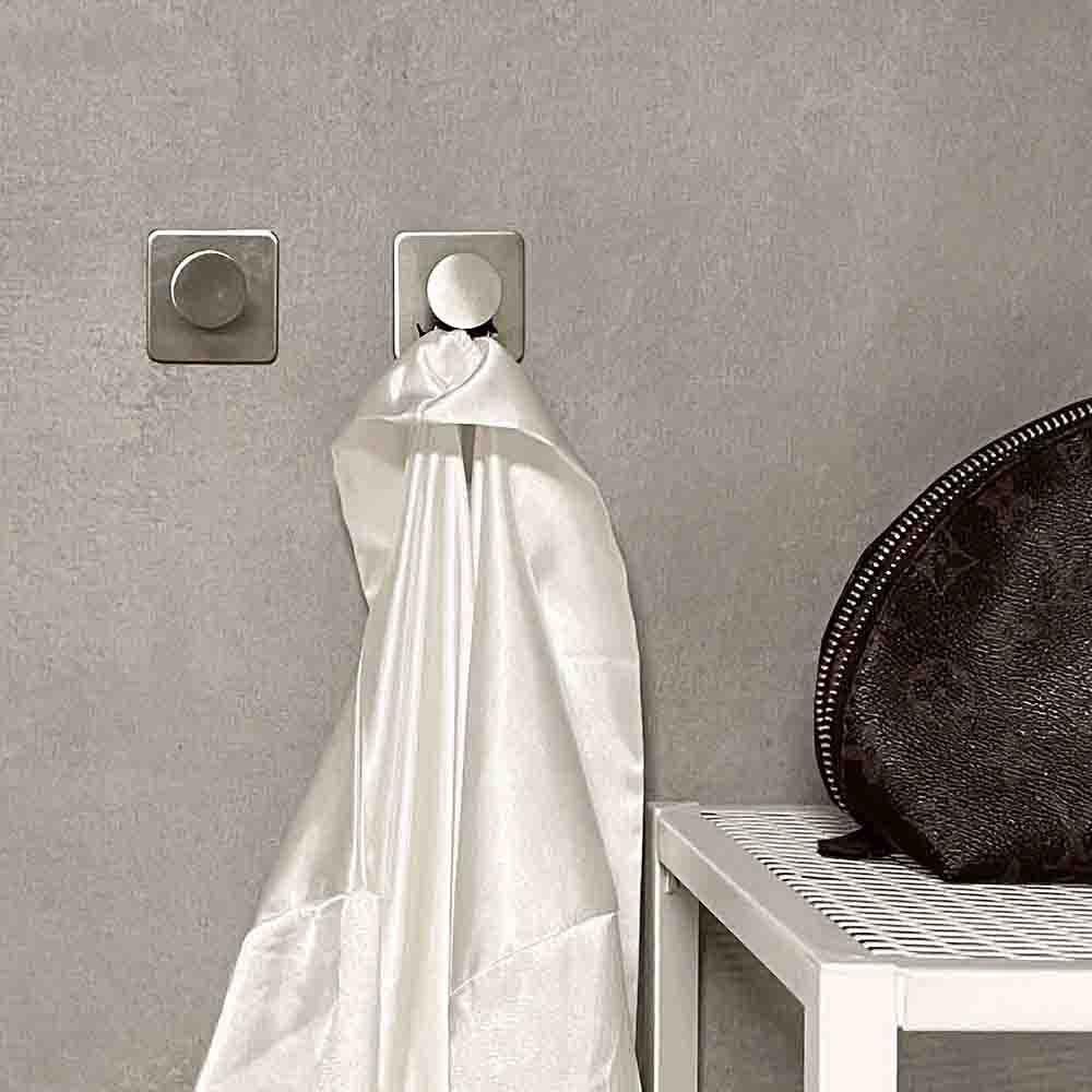 Patère Porte-serviette Base 210 1-patère - Fini Acier Inoxydable Brossé