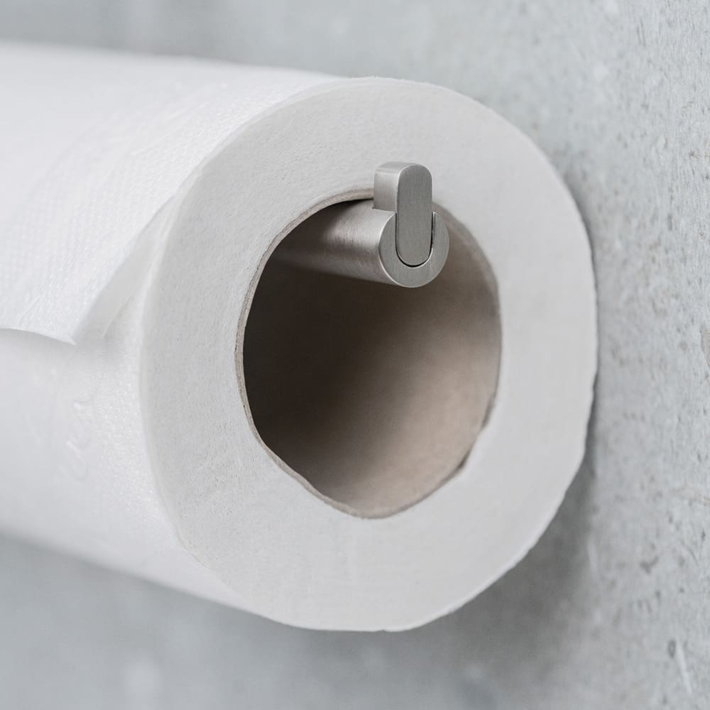 Porte Papier Toilette Flow - Nickel Brossé