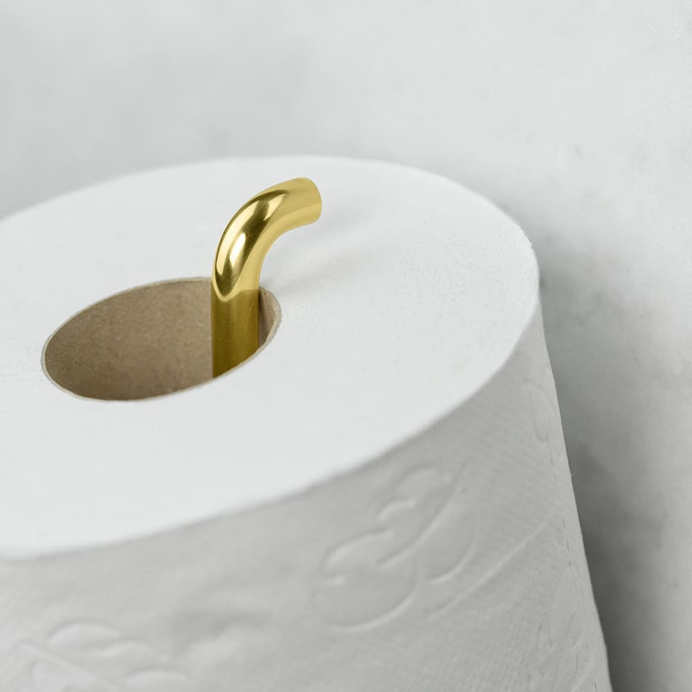 Porte-Papier De Rechange Calm - Laiton Poli