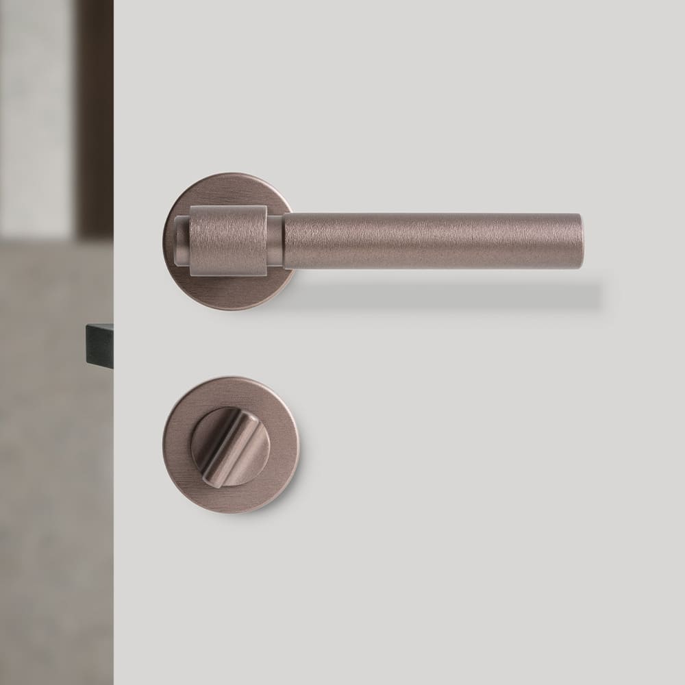 Verrou Porte WC R - Bronze Foncé