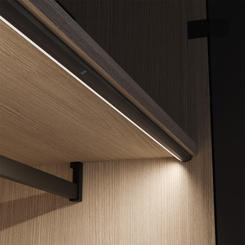 Profil LED Sidy UHE IFR DX 24V 2700K - Noir