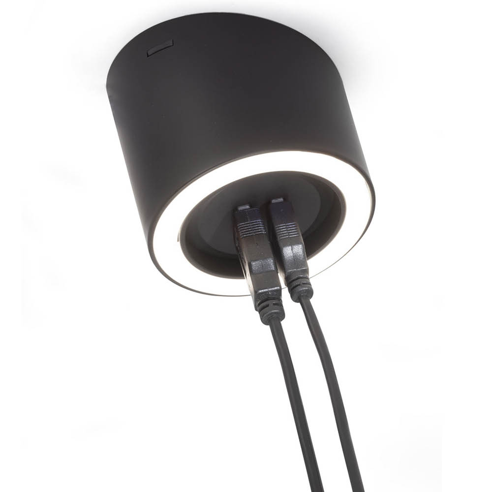 Spot LED Unika - USB - Noir