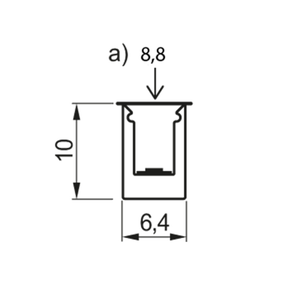 Diffuseur LD8104 - A - 2000mm
