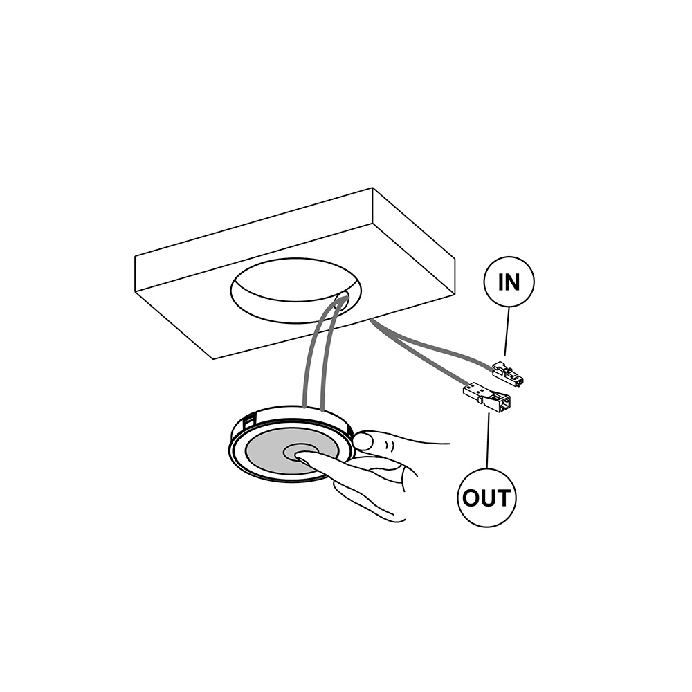 Spot LED Holl TDM DM - Noir Mat