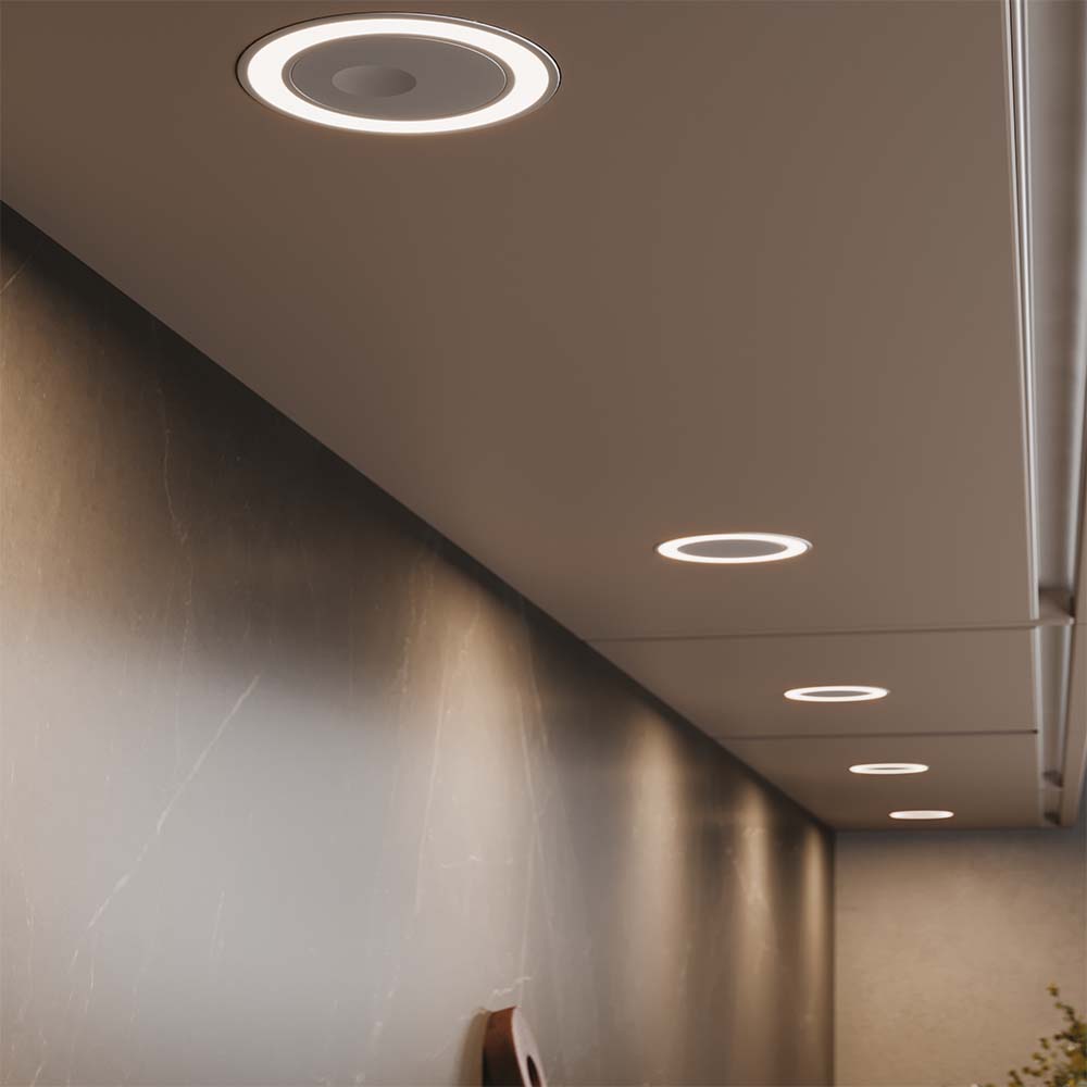 Spot LED Holl DM Avec Couvercle - Noir Mat