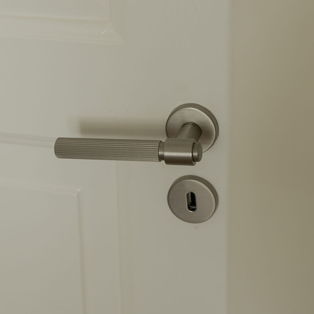 Poignée De Porte Helix 200 Stripe - Finition Acier Inoxydable