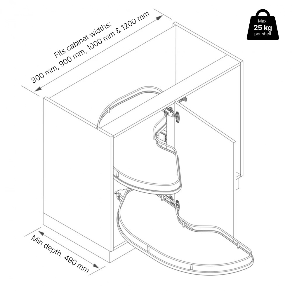 Extrait Pour Armoires D'angle - Cornerstone Maxx