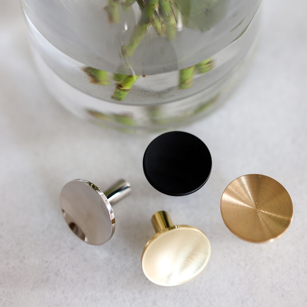 Bouton Sture - Plaqué Nickel
