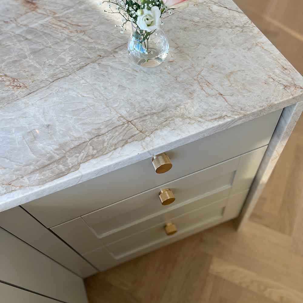 Bouton Graf Big - Laiton