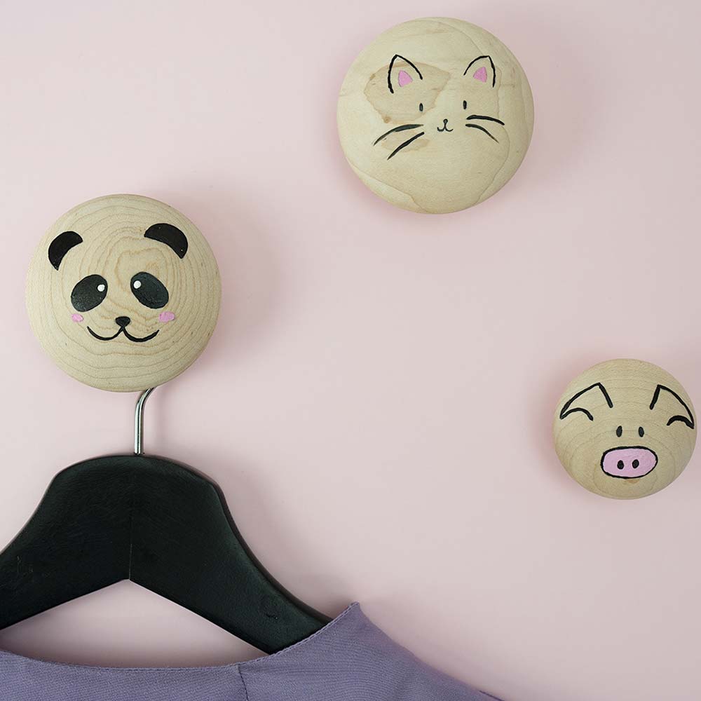 Bouton Mushroomn - Chêne Non Traité