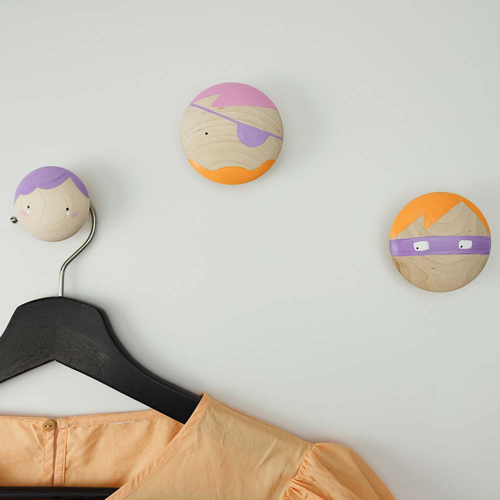 Bouton Mushroomn - Chêne Non Traité